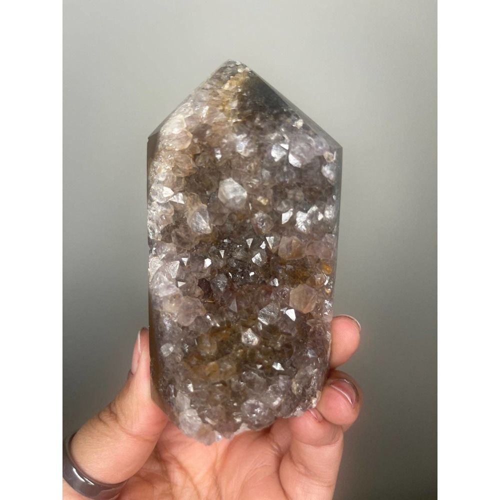 Smokey Quartz cluster tower crystal